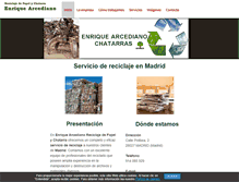 Tablet Screenshot of enriquearcediano.com